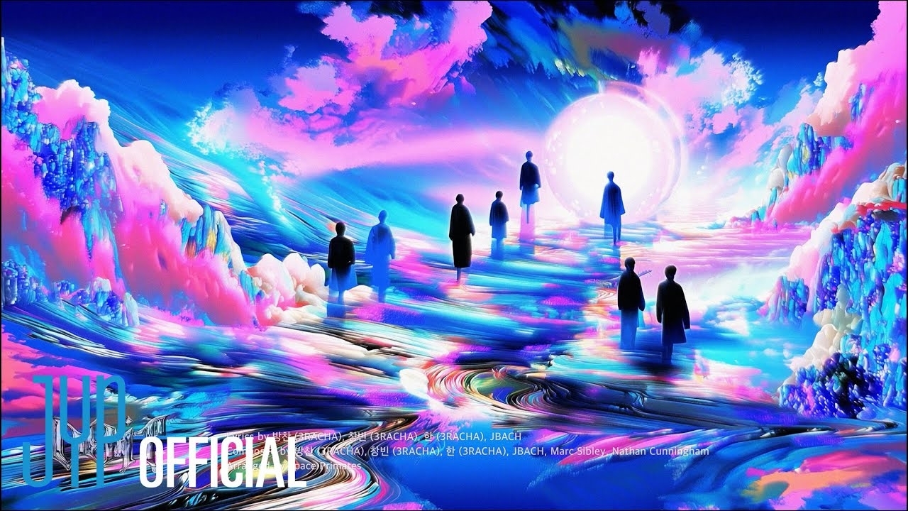 A moment captured by Stray Kids's fan