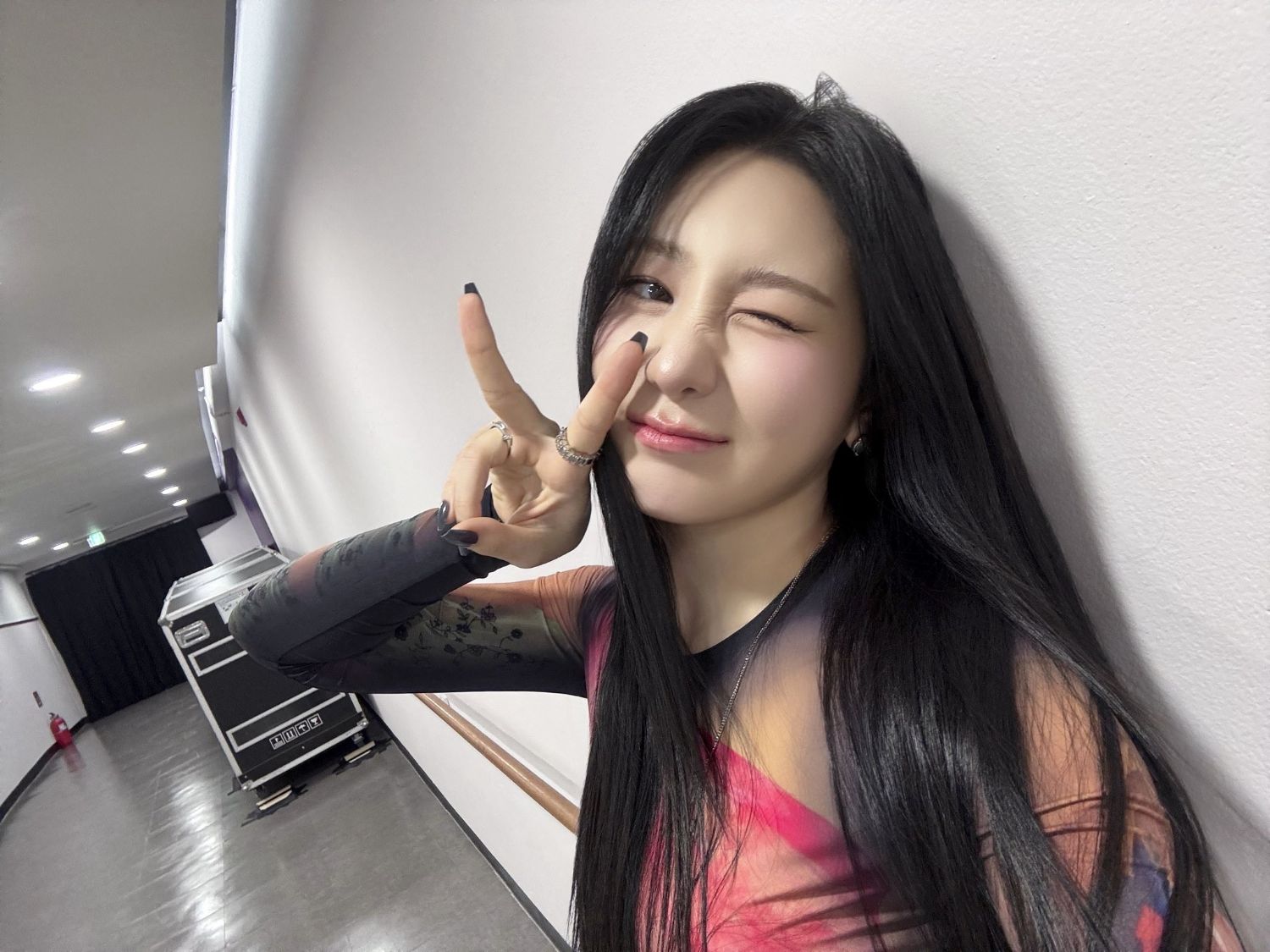 Recent activity shot of Lee Chaeyeon