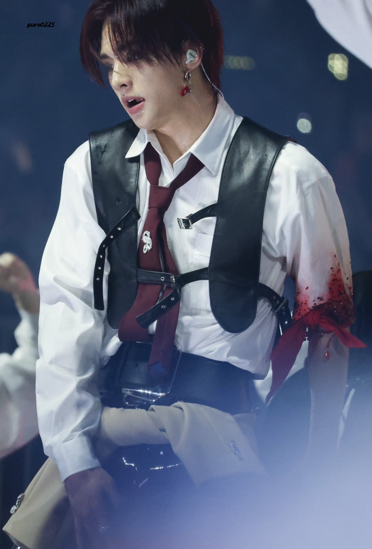 Recent activity shot of Hyunjin (Stray Kids)