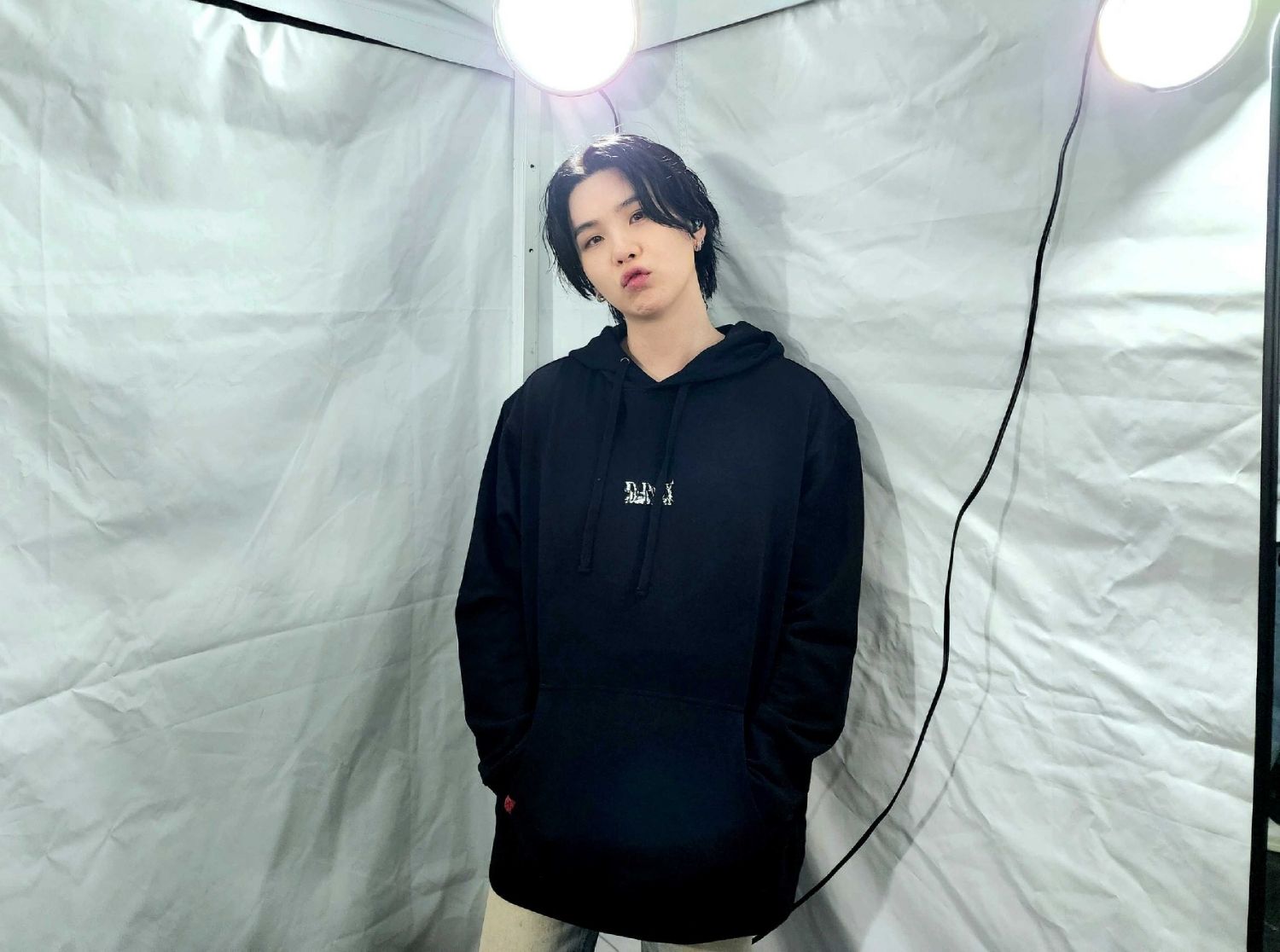 A moment captured by SUGA (BTS)'s fan