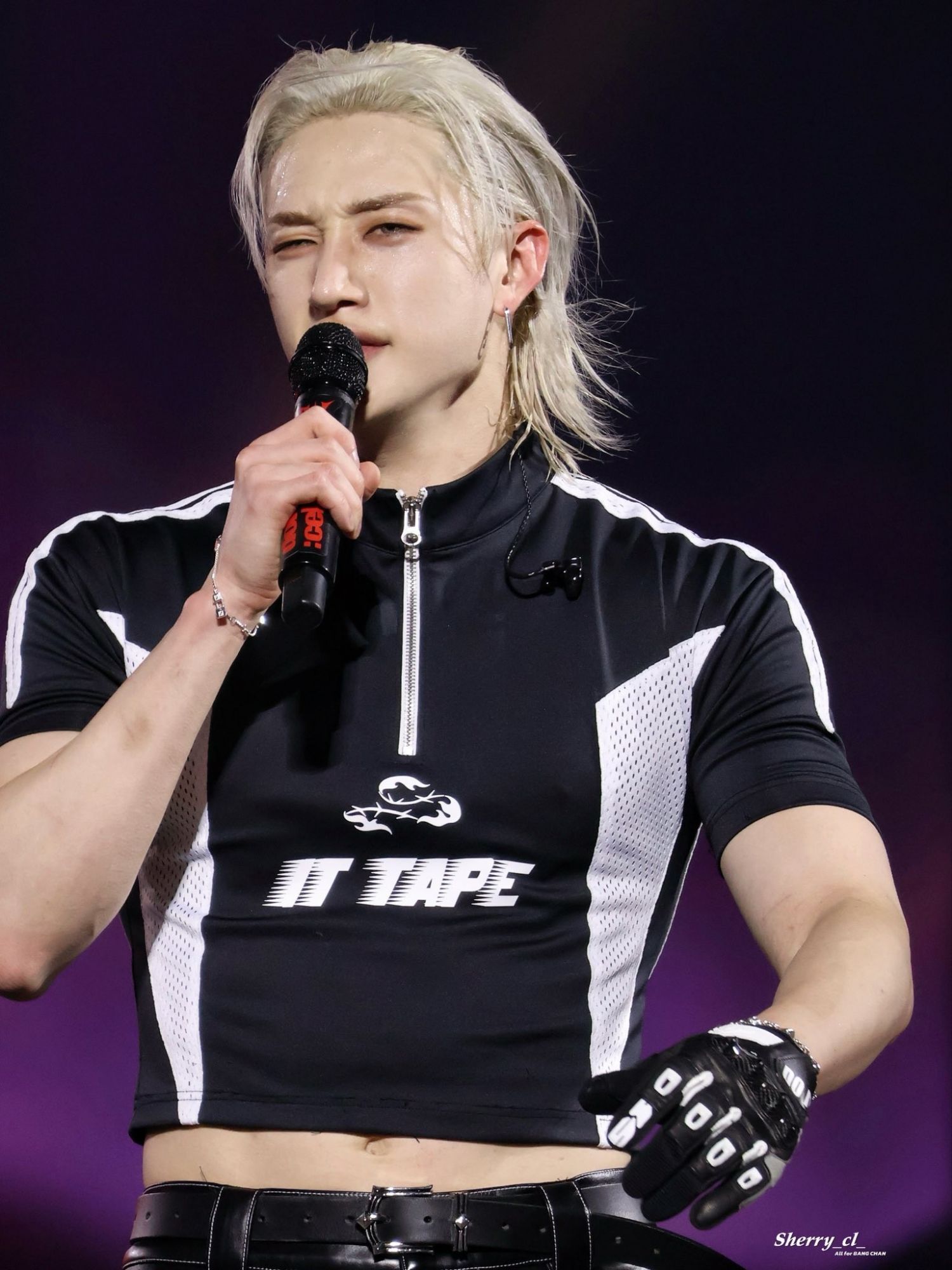 Recent activity shot of Bang Chan (Stray Kids)