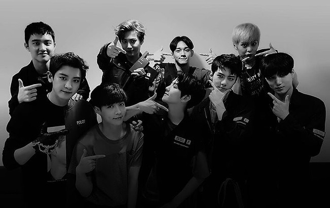Recent activity shot of EXO