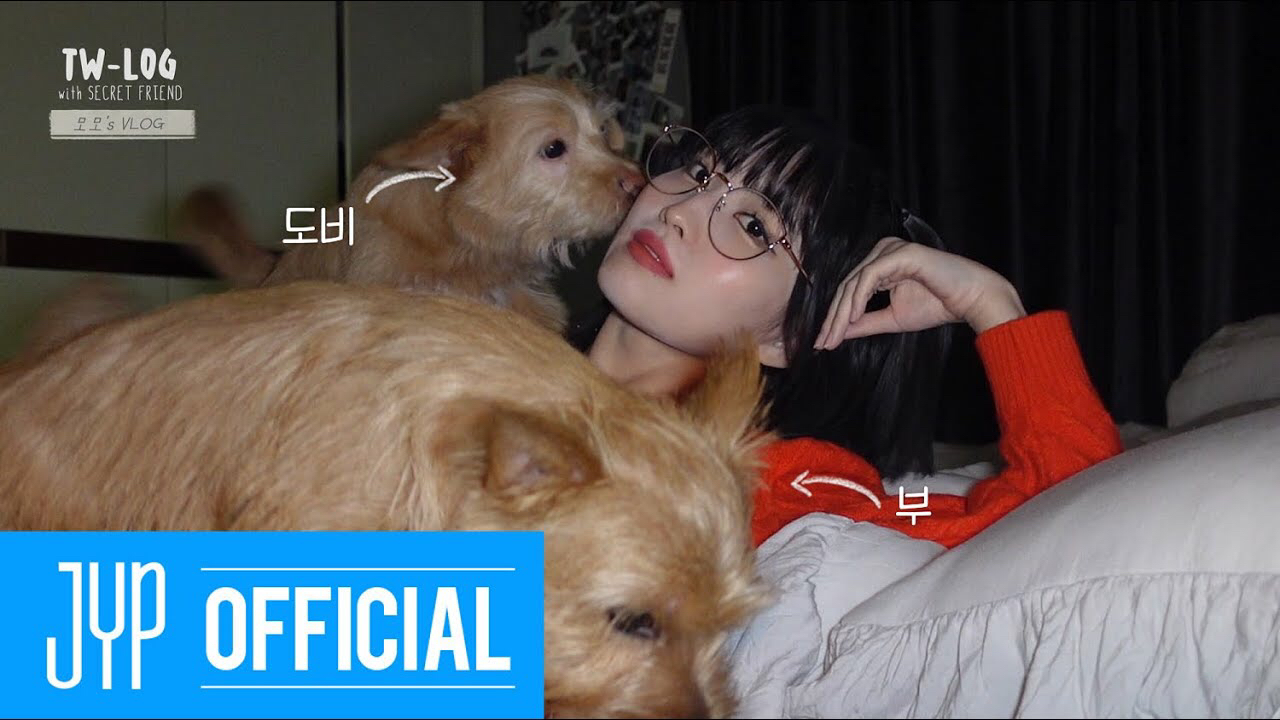 Recent activity shot of Momo (TWICE)