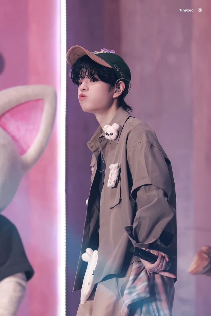 A moment captured by Seungmin (Stray Kids)'s fan