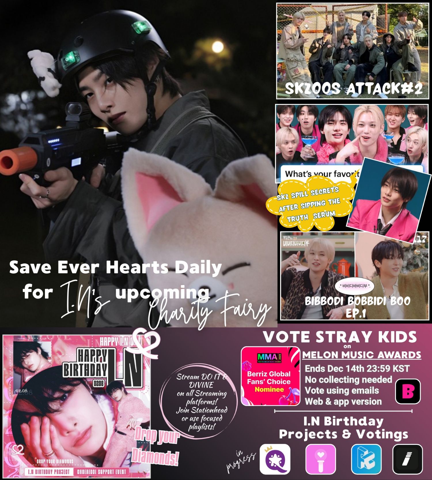 Recent activity shot of I.N (Stray Kids)