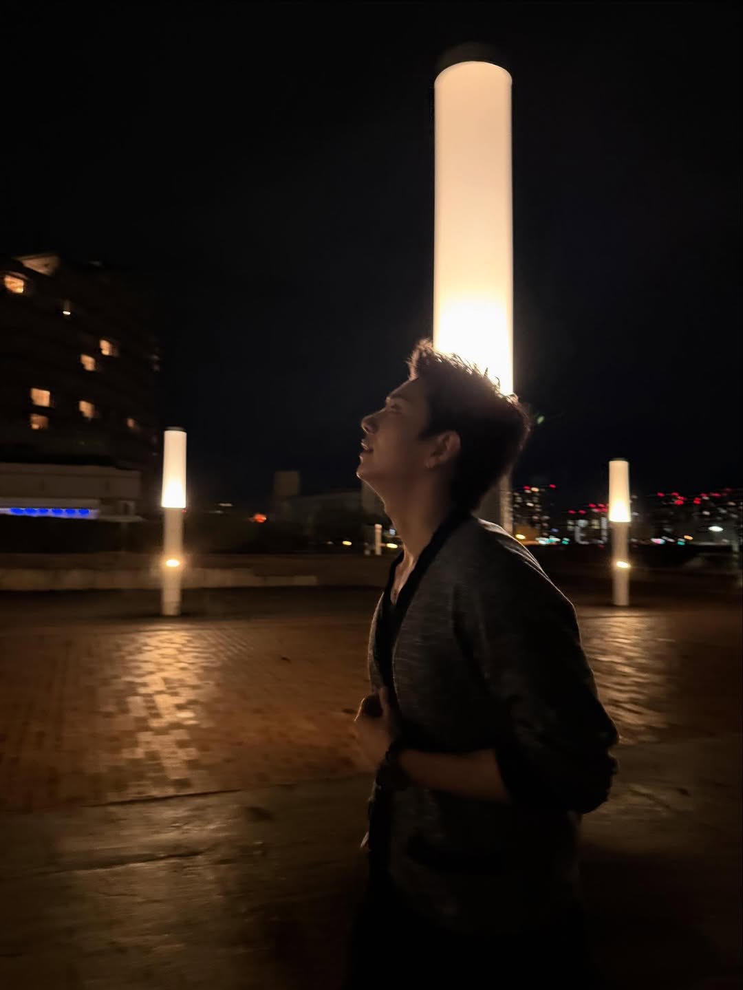 A moment captured by Joshua (SEVENTEEN)'s fan