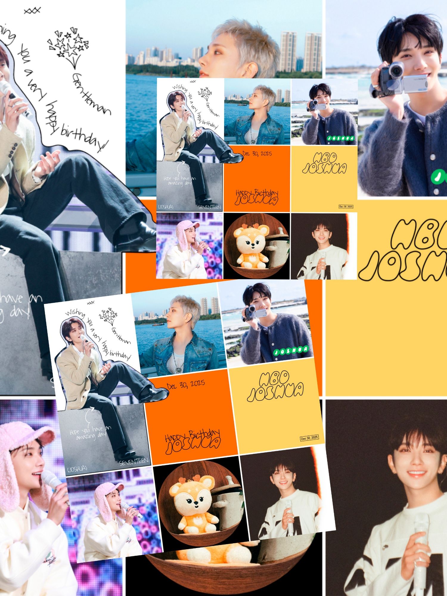 Recent activity shot of Joshua (SEVENTEEN)