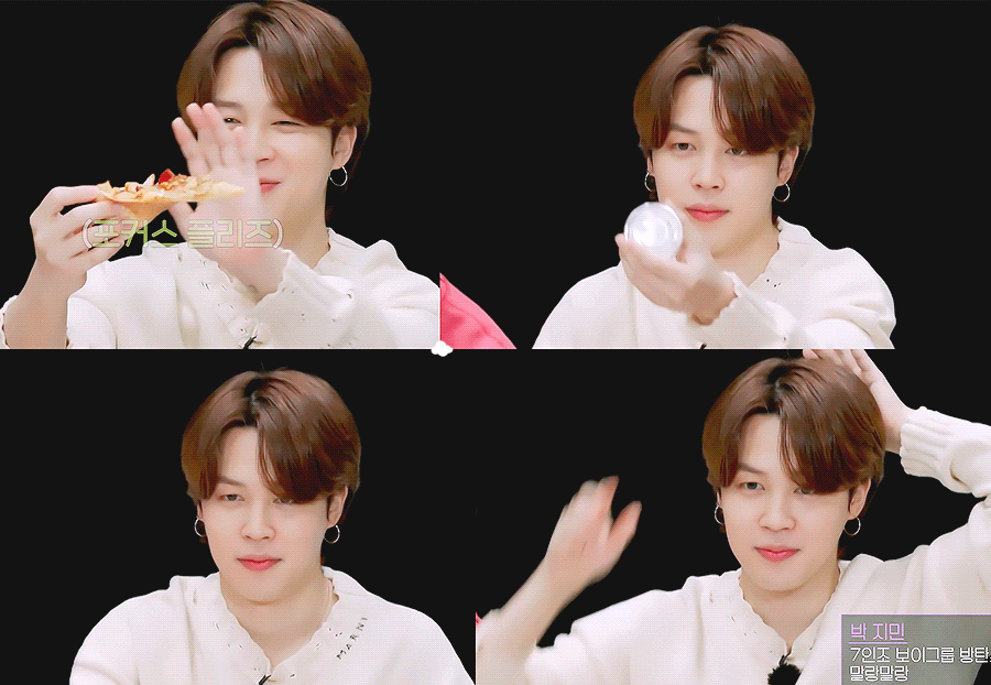 A moment captured by Jimin (BTS)'s fan