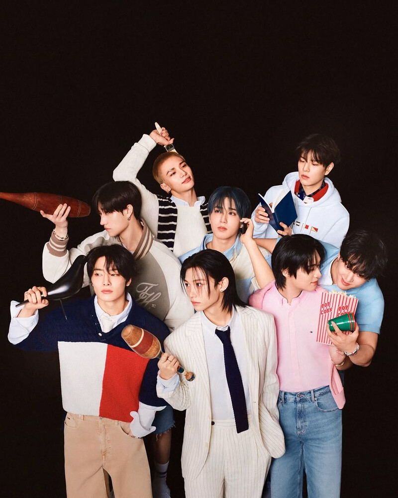 A moment captured by Stray Kids's fan
