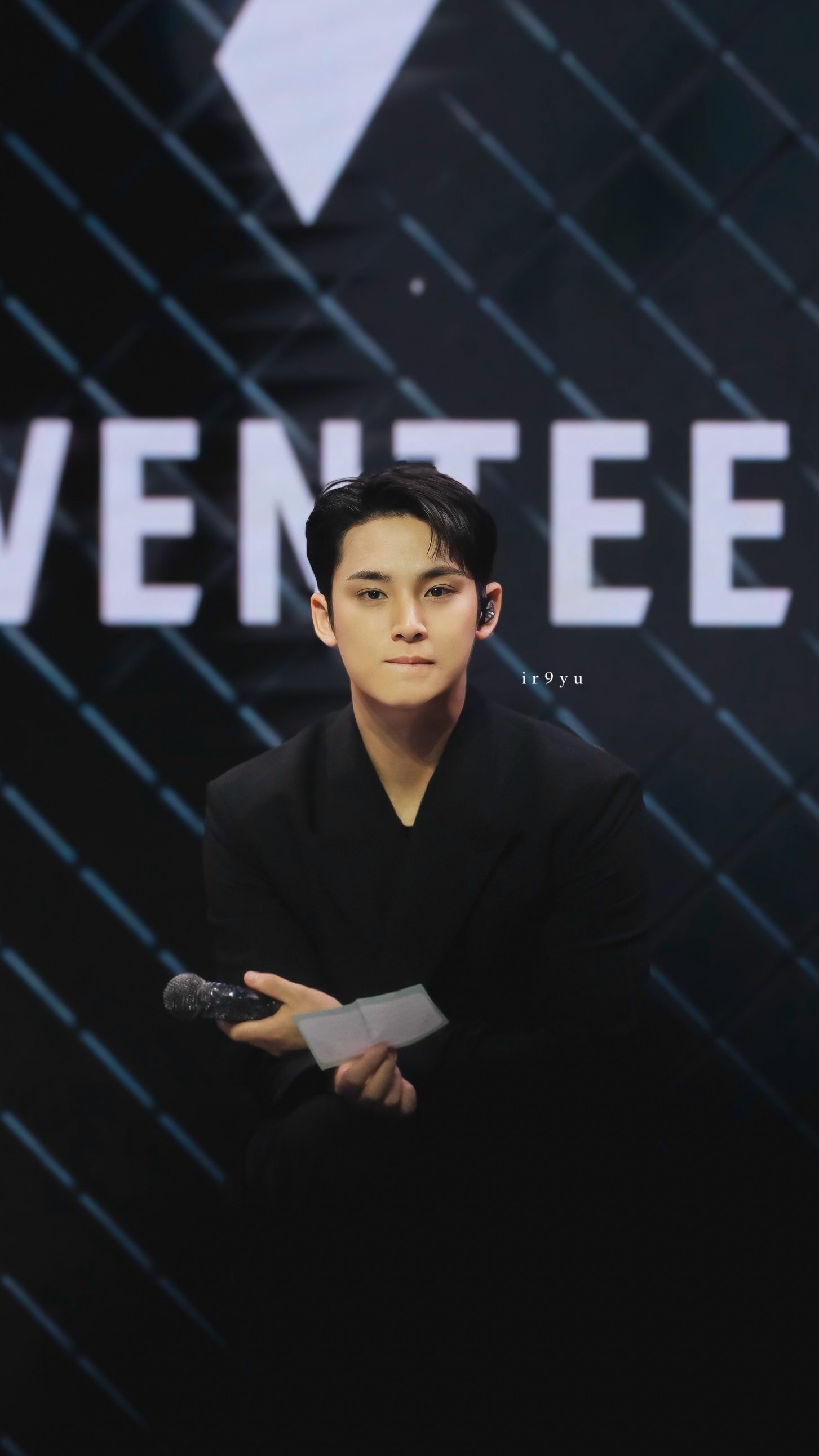 Recent activity shot of Mingyu (SEVENTEEN)
