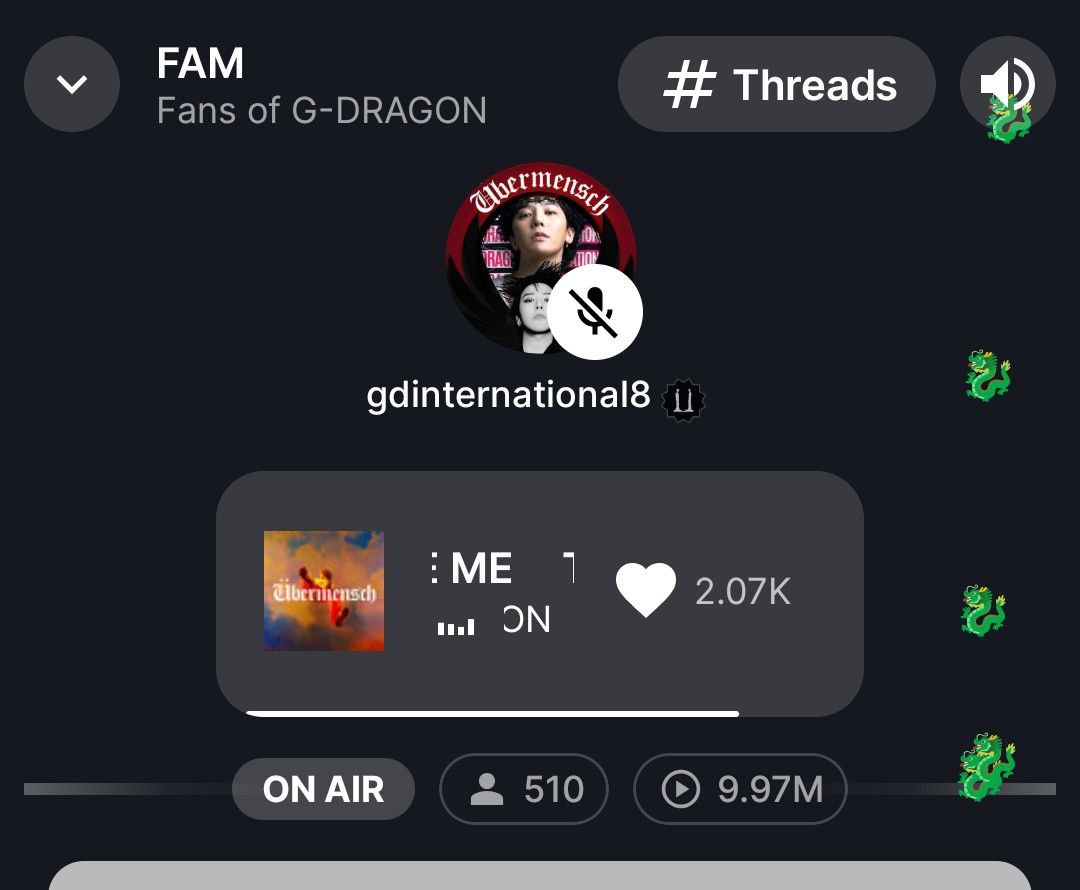 A moment captured by G-DRAGON (BIGBANG)'s fan