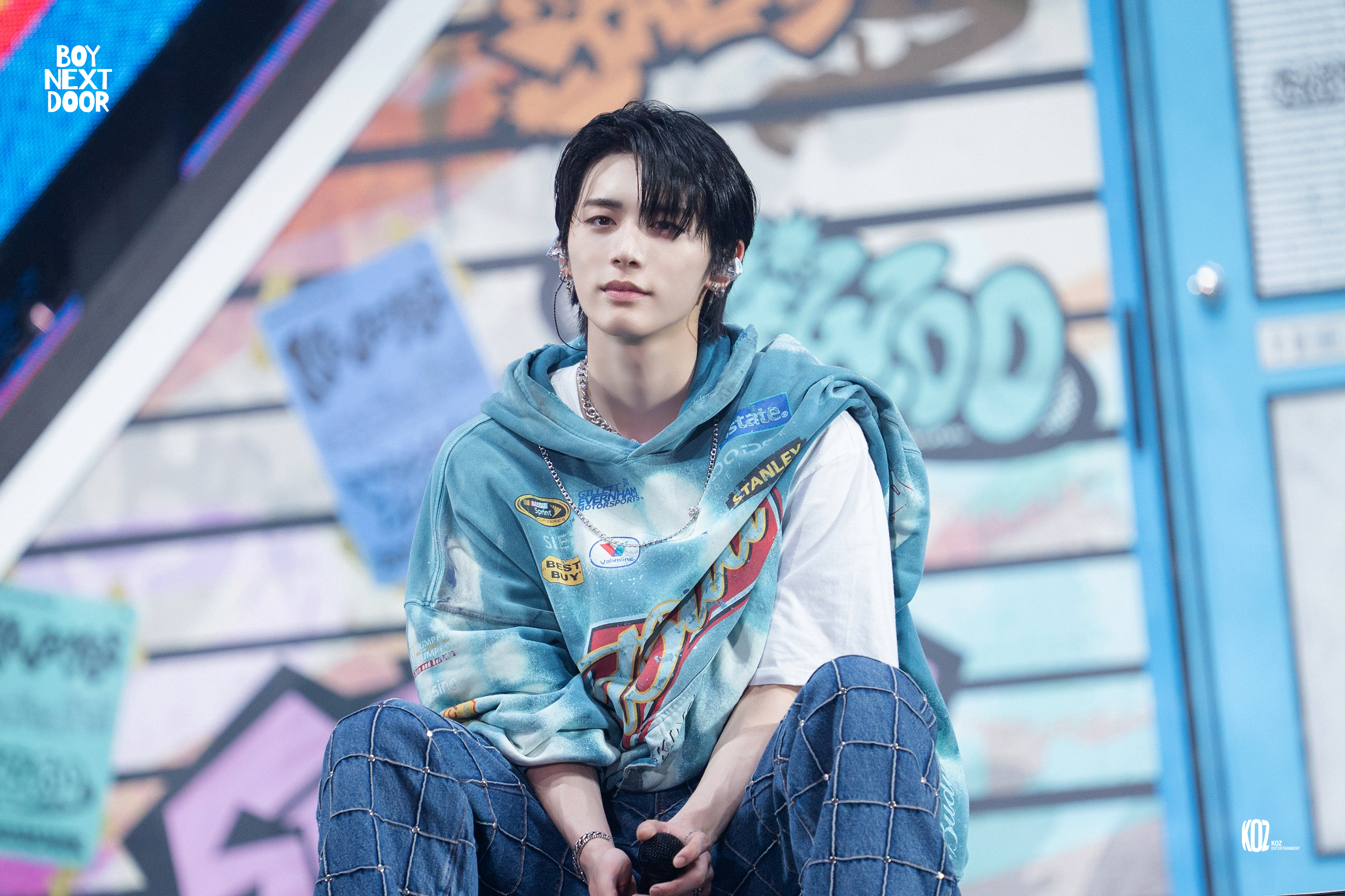 Recent activity shot of Taesan (BOYNEXTDOOR)