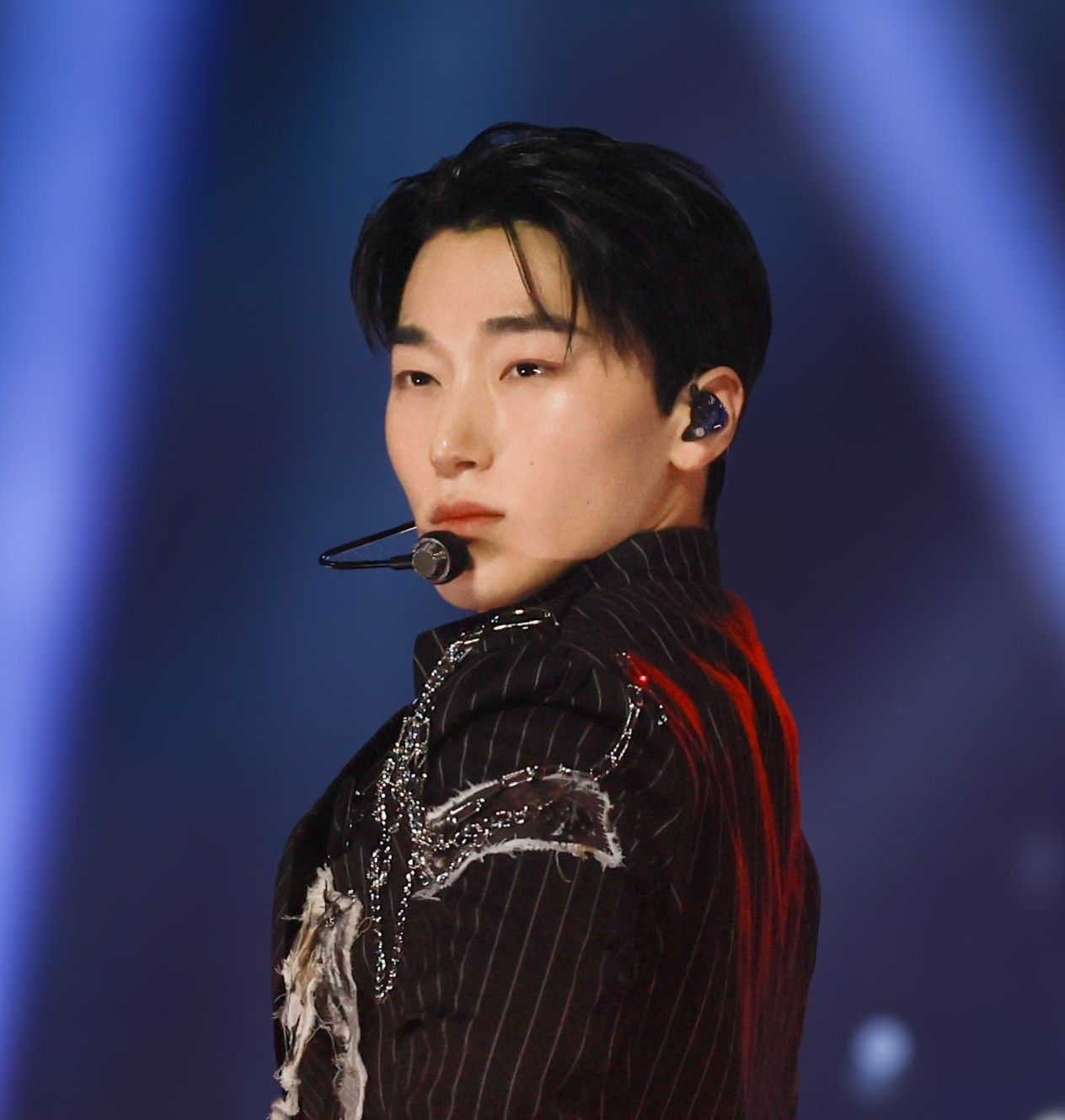 A moment captured by San (ATEEZ)'s fan