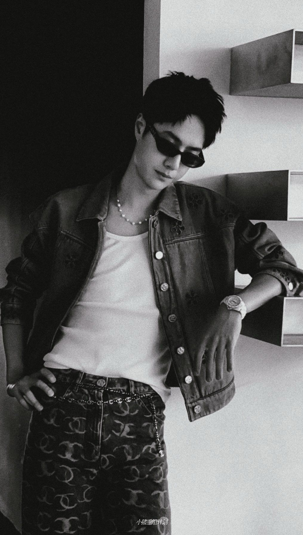 A moment captured by Wang Yibo's fan