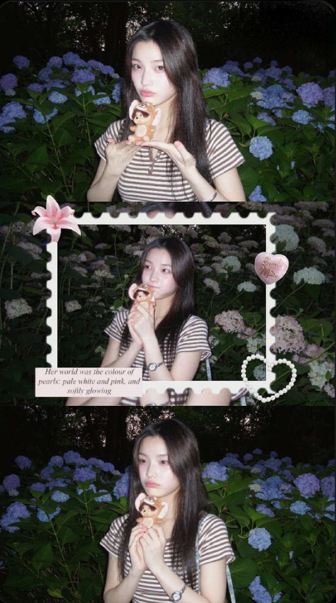 A moment captured by Iroha (ILLIT)'s fan