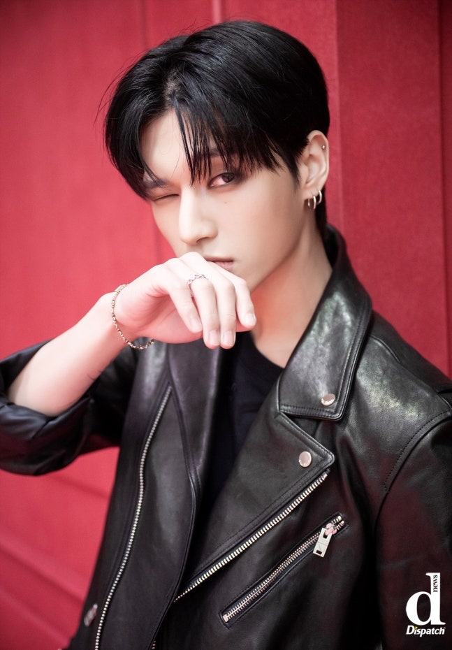 Recent activity shot of Wooyoung (ATEEZ)