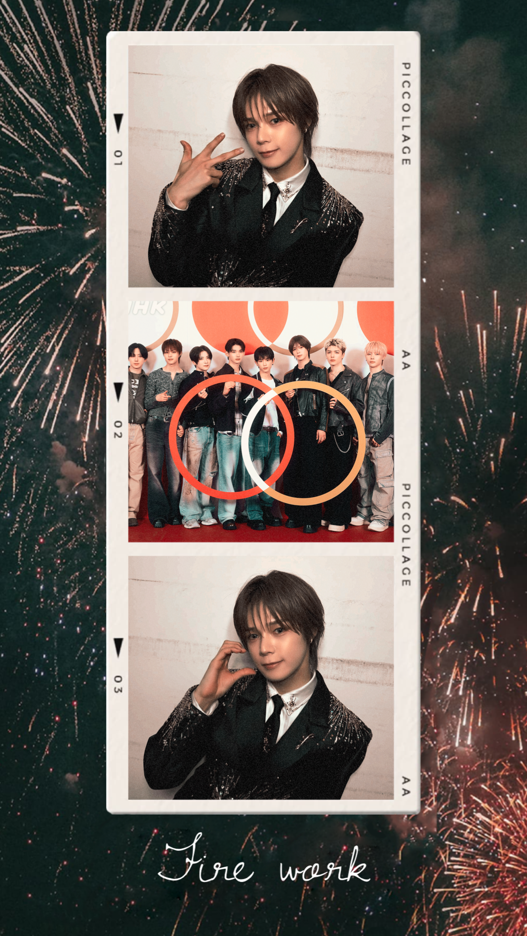 A heartfelt wallpaper shared by K (&TEAM)'s fans