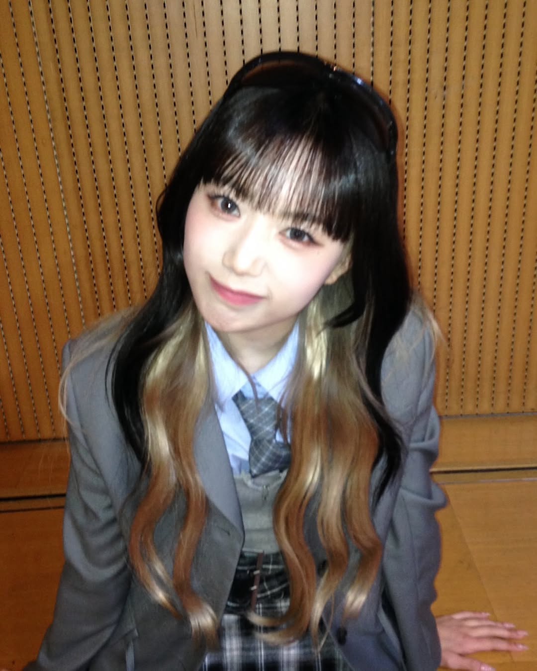 Behind-the-scenes cut of Shimizu Keiko (ME:I)