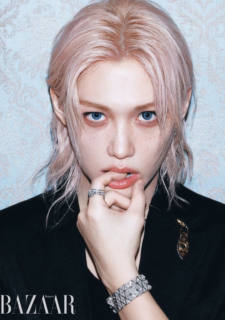 Recent activity shot of Felix (Stray Kids)