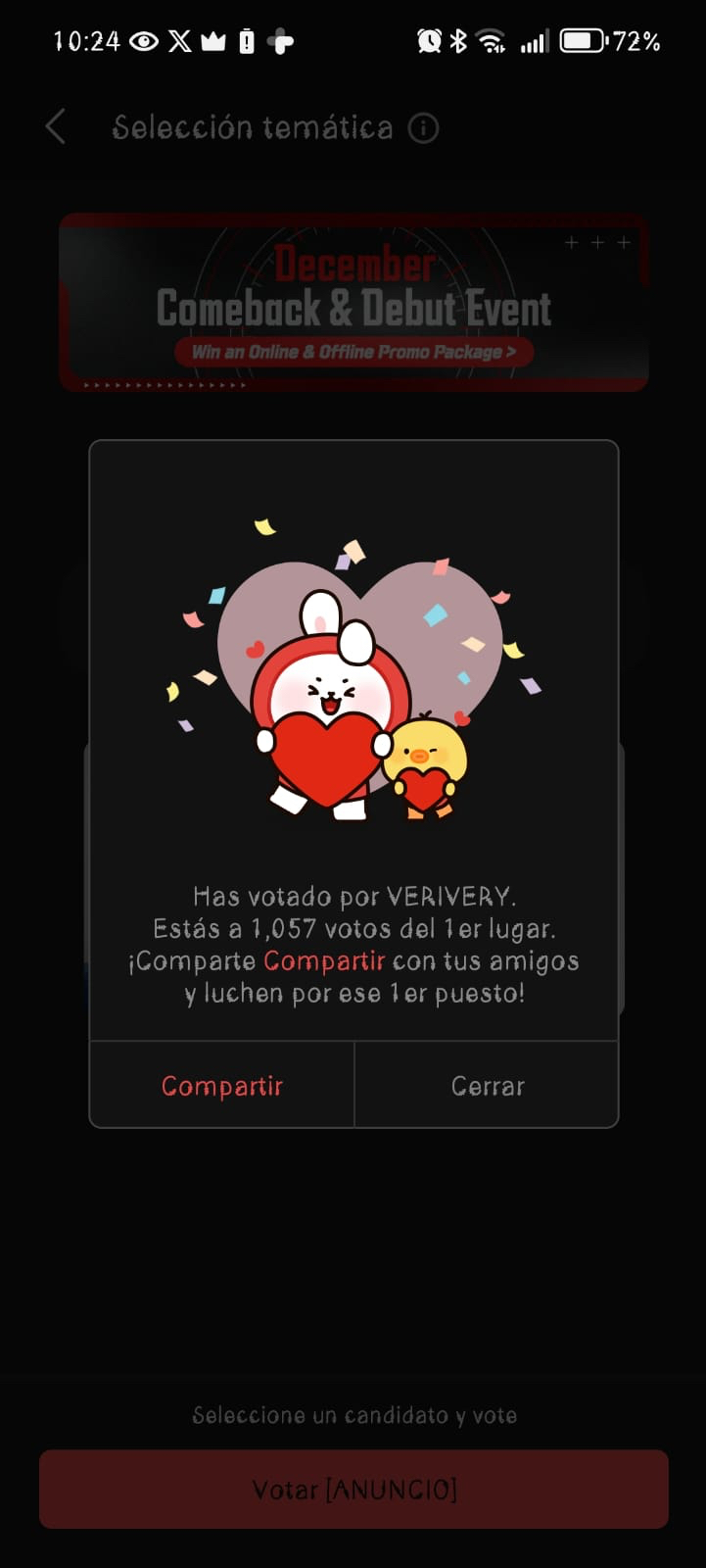 A heartfelt wallpaper shared by VERIVERY's fans