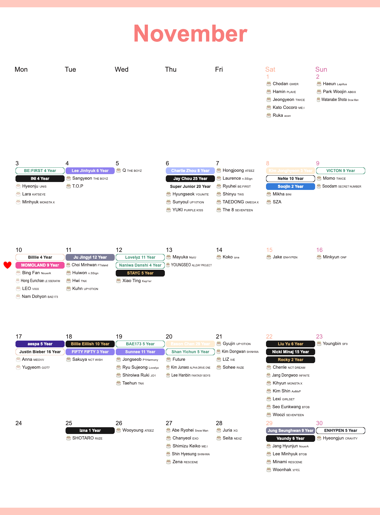 Foto aktivitas terbaru Nancy (MOMOLAND)