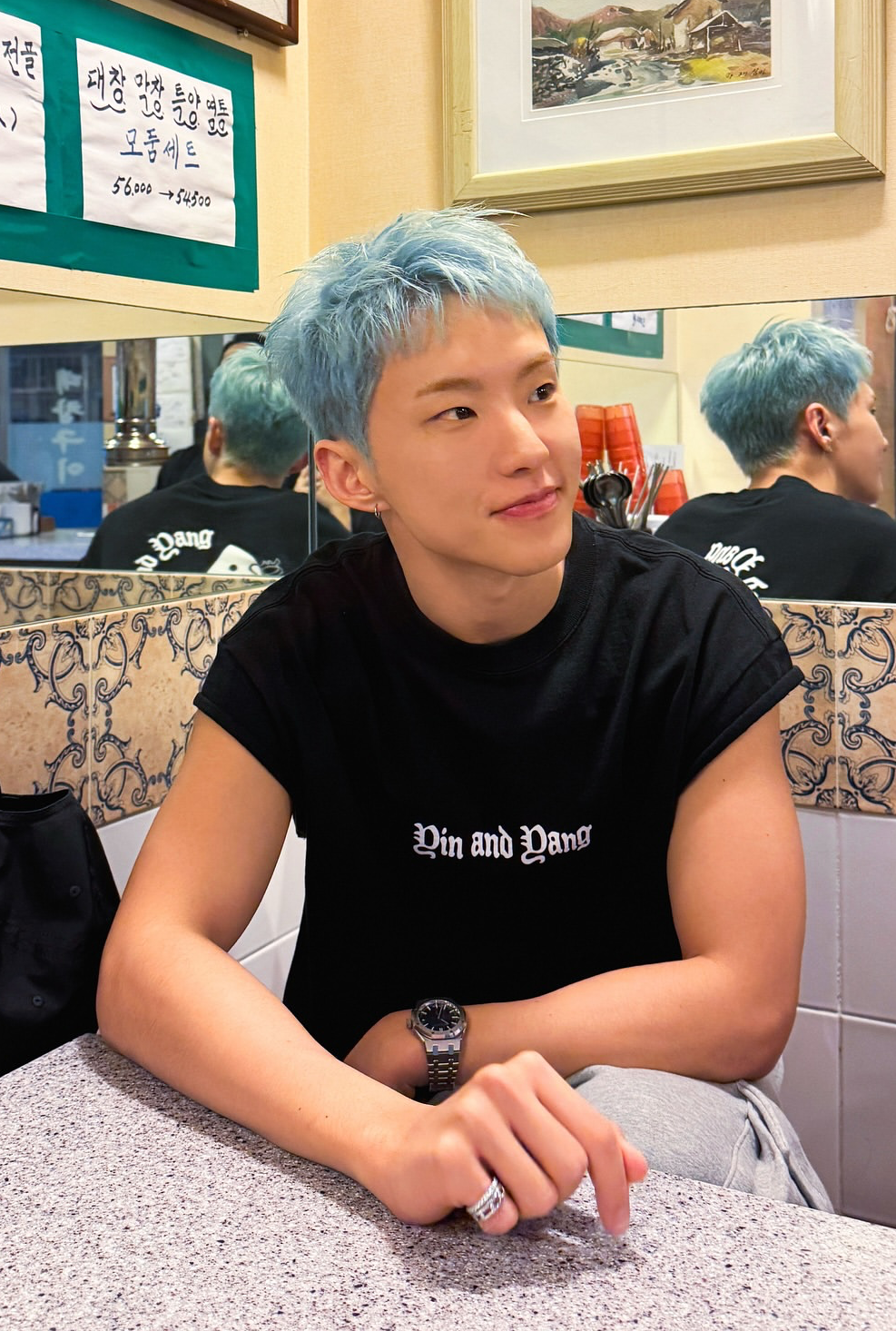 A moment captured by Hoshi (SEVENTEEN)'s fan