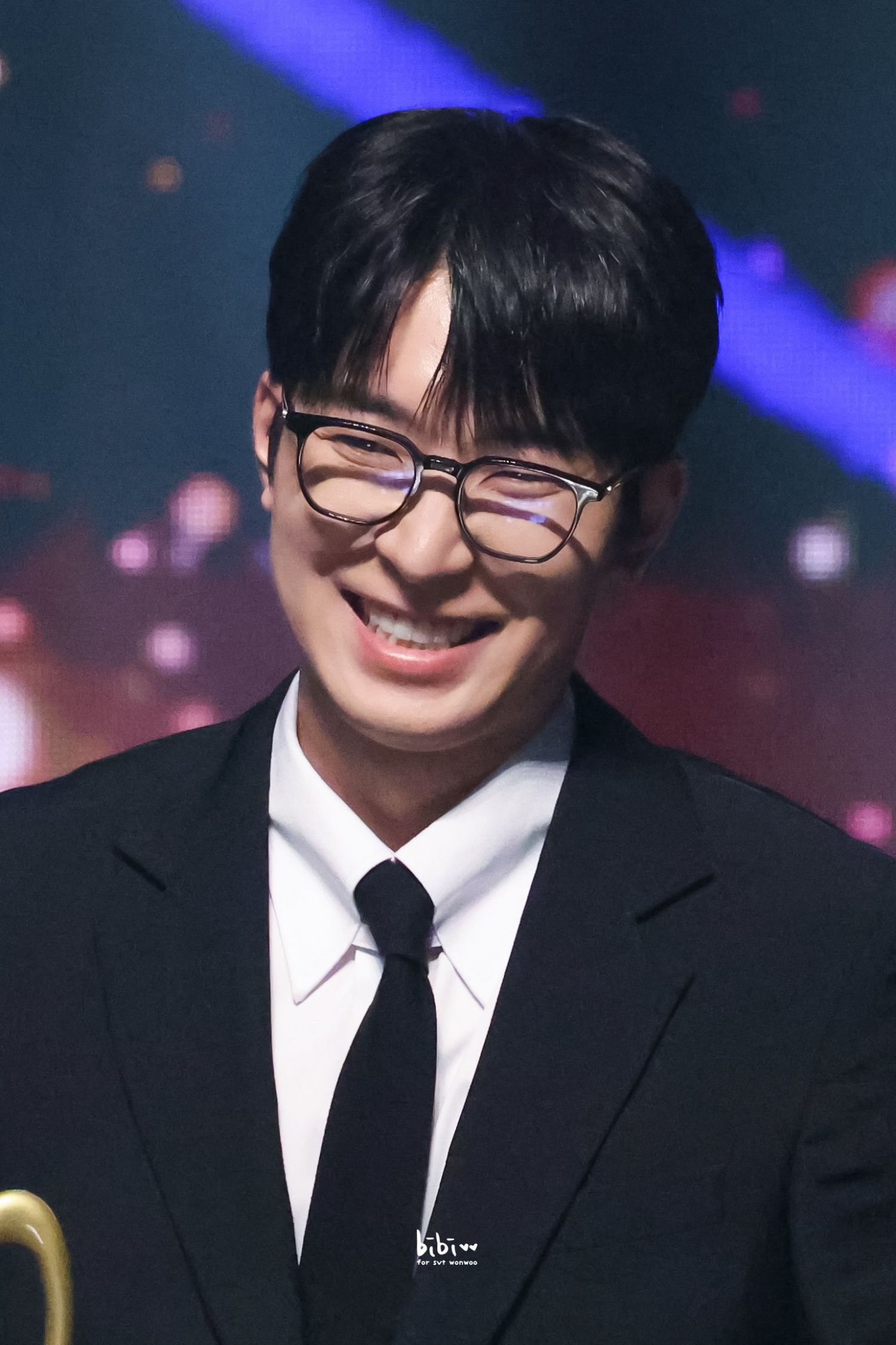 A moment captured by Wonwoo (SEVENTEEN)'s fan