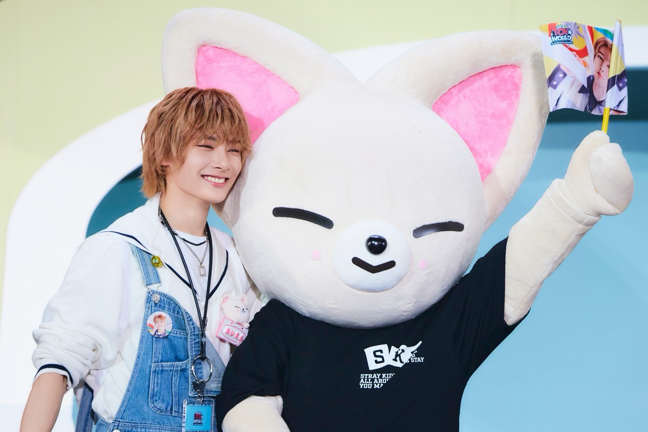 A moment captured by I.N (Stray Kids)'s fan