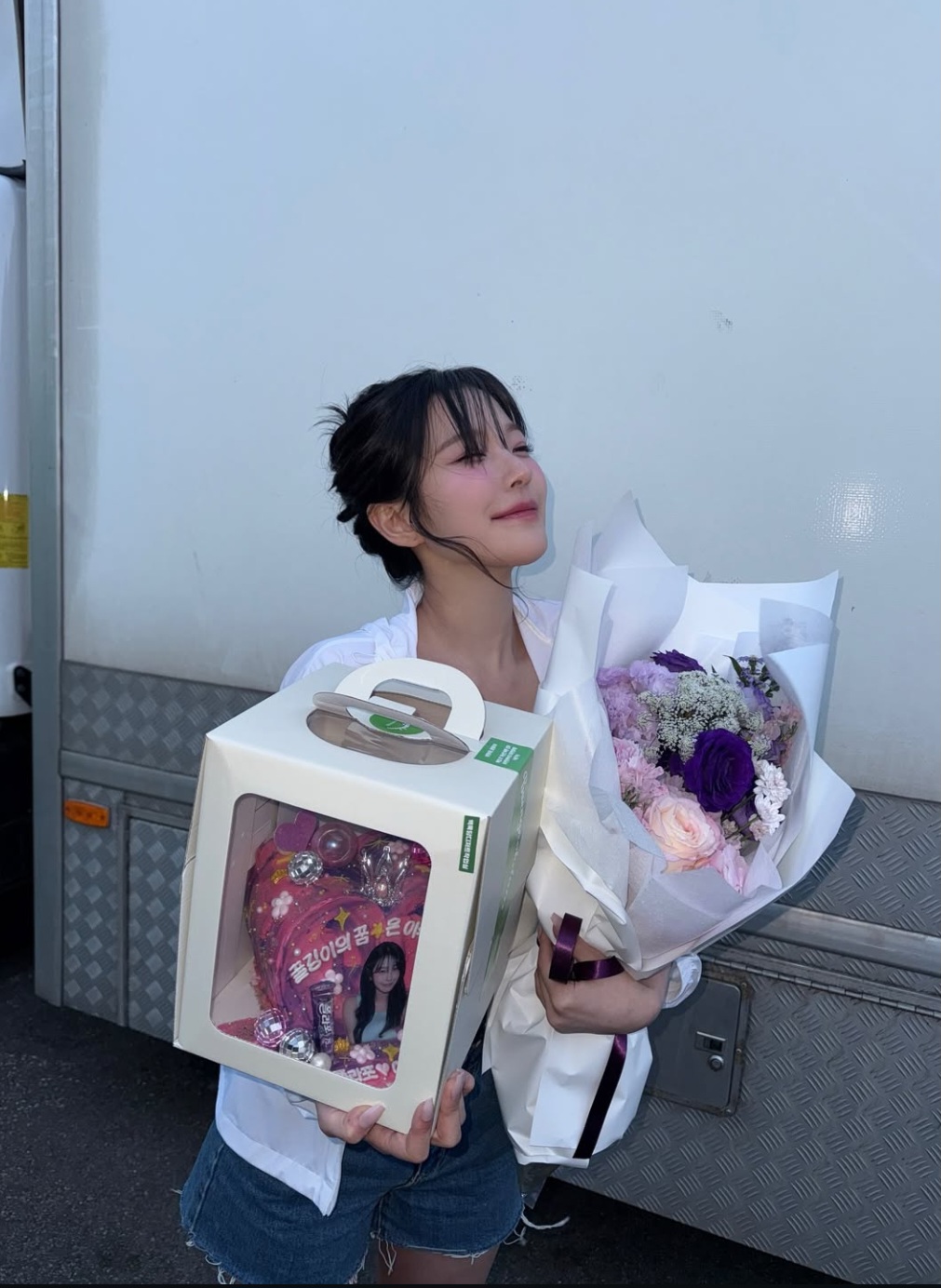 白知憲 (fromis_9)粉絲拍下的瞬間