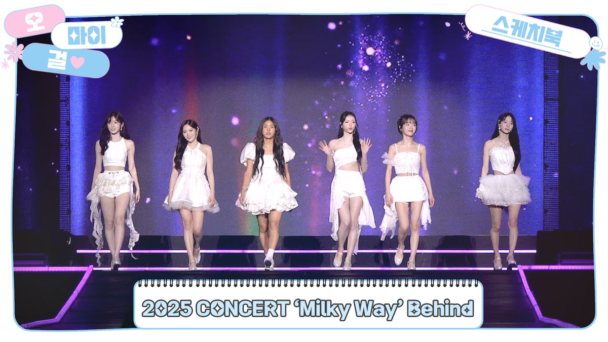 A moment captured by OH MY GIRL's fan