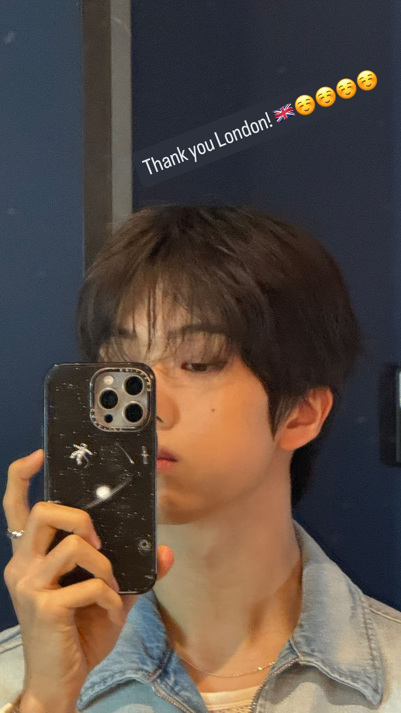 A moment captured by Jisung (NCT DREAM)'s fan