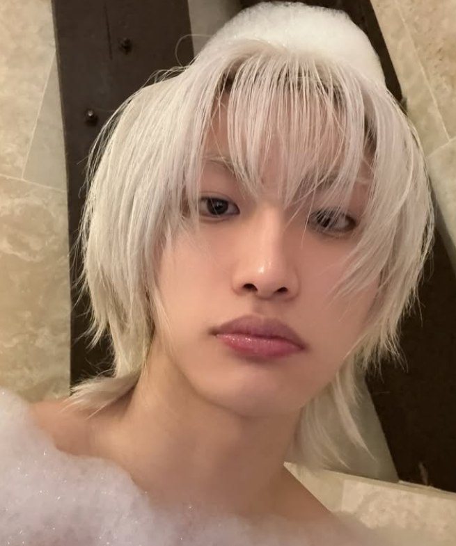 Recent activity shot of Seonghwa (ATEEZ)