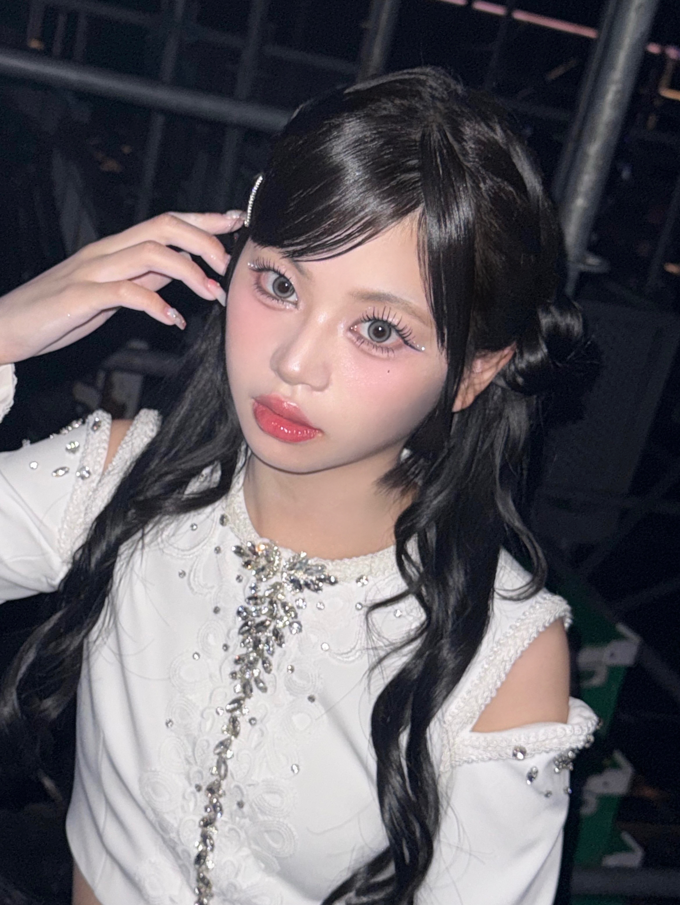 A moment captured by Murakami Rinon (ME:I)'s fan