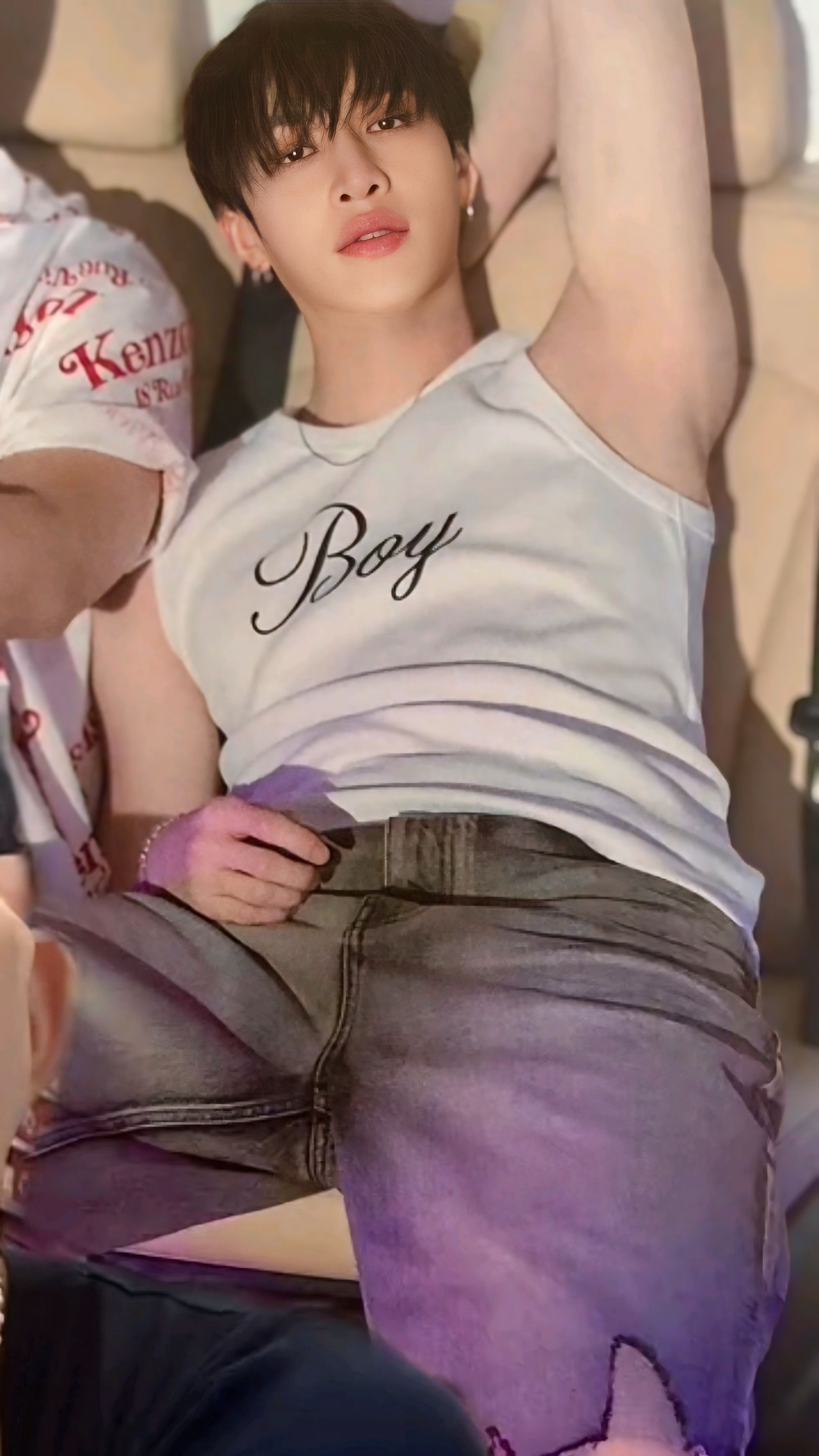 Momen yang diabadikan oleh penggemar Bang Chan (Stray Kids)