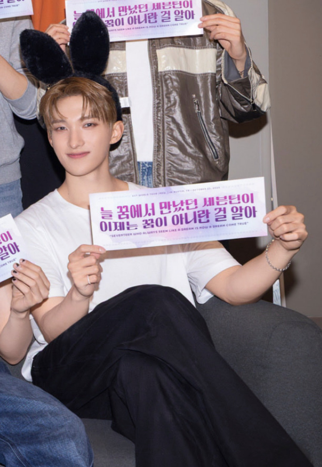 A moment captured by DK (SEVENTEEN)'s fan