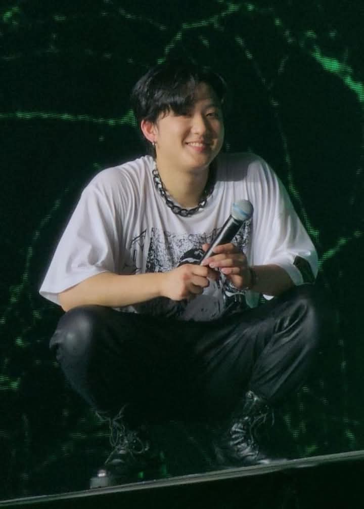 Recent activity shot of Changbin (Stray Kids)