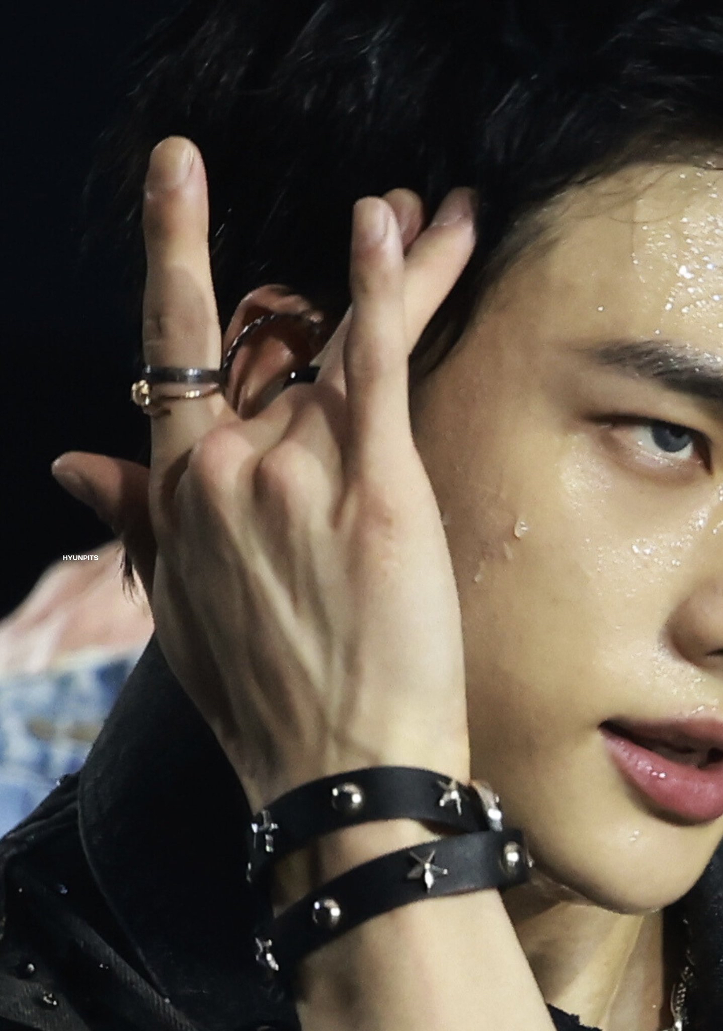 Recent activity shot of Hyunjin (Stray Kids)