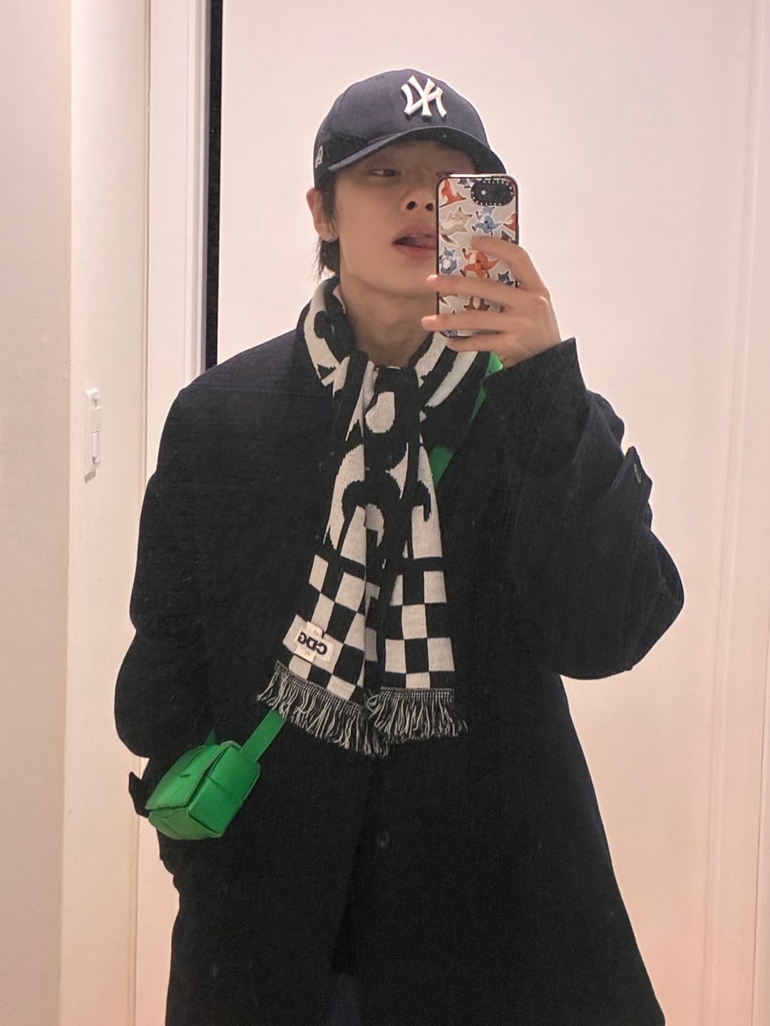 A moment captured by I.N (Stray Kids)'s fan