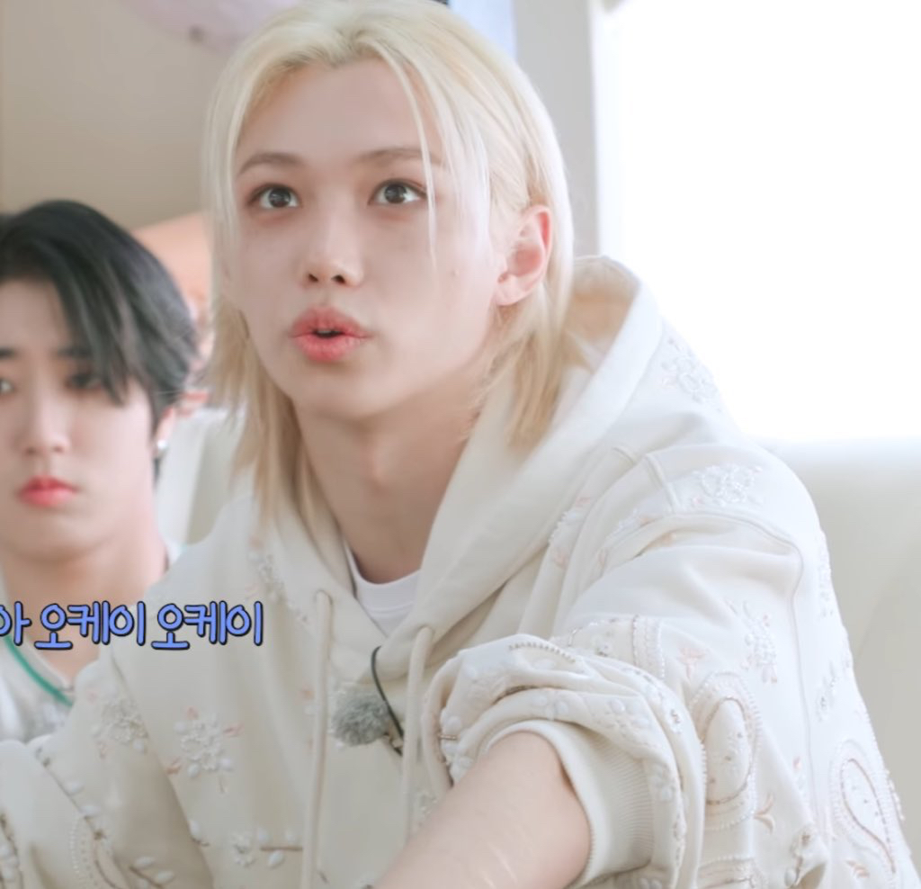 Recent activity shot of Felix (Stray Kids)
