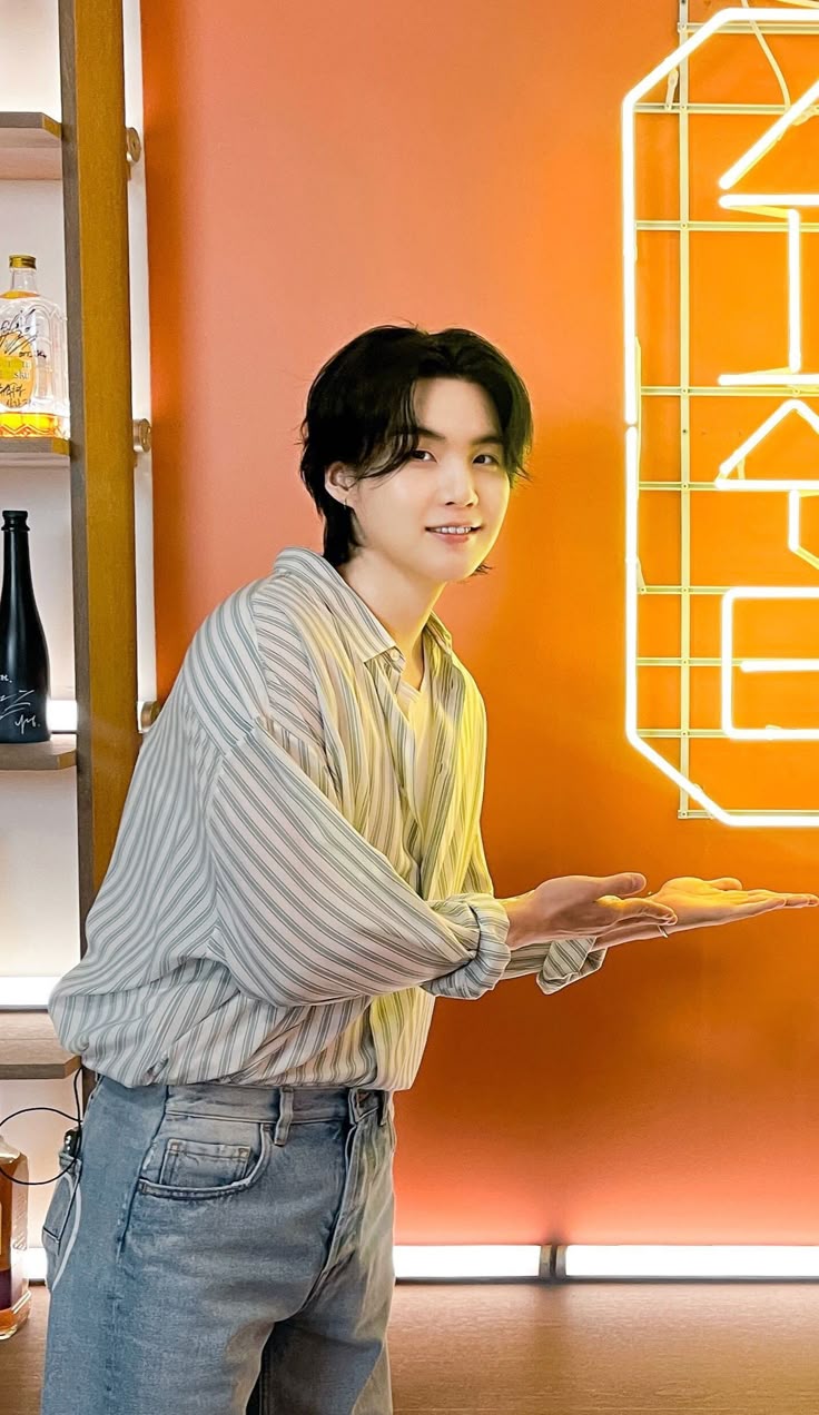 Recent activity shot of SUGA (BTS)