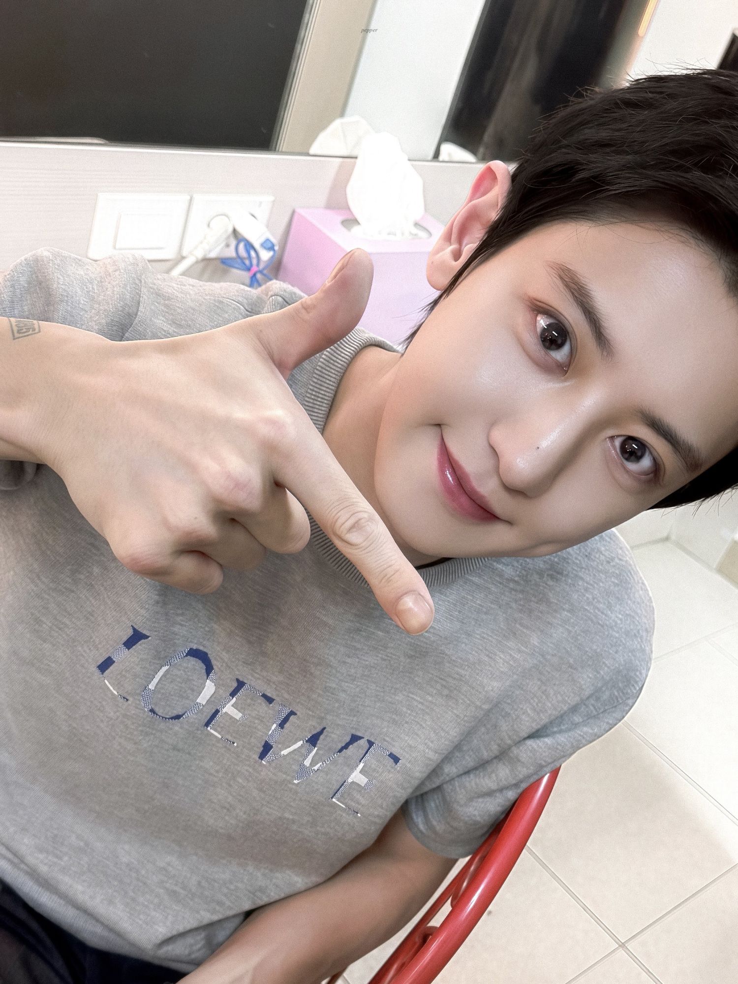 찬열 (EXO)의 비하인드 컷