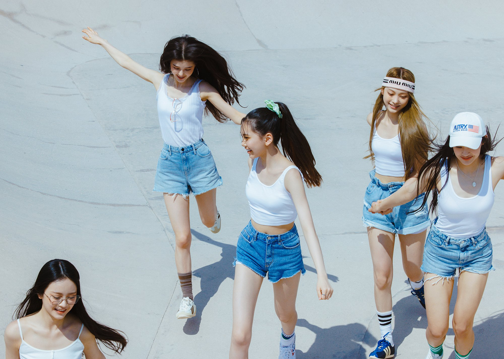 Recent activity shot of NewJeans