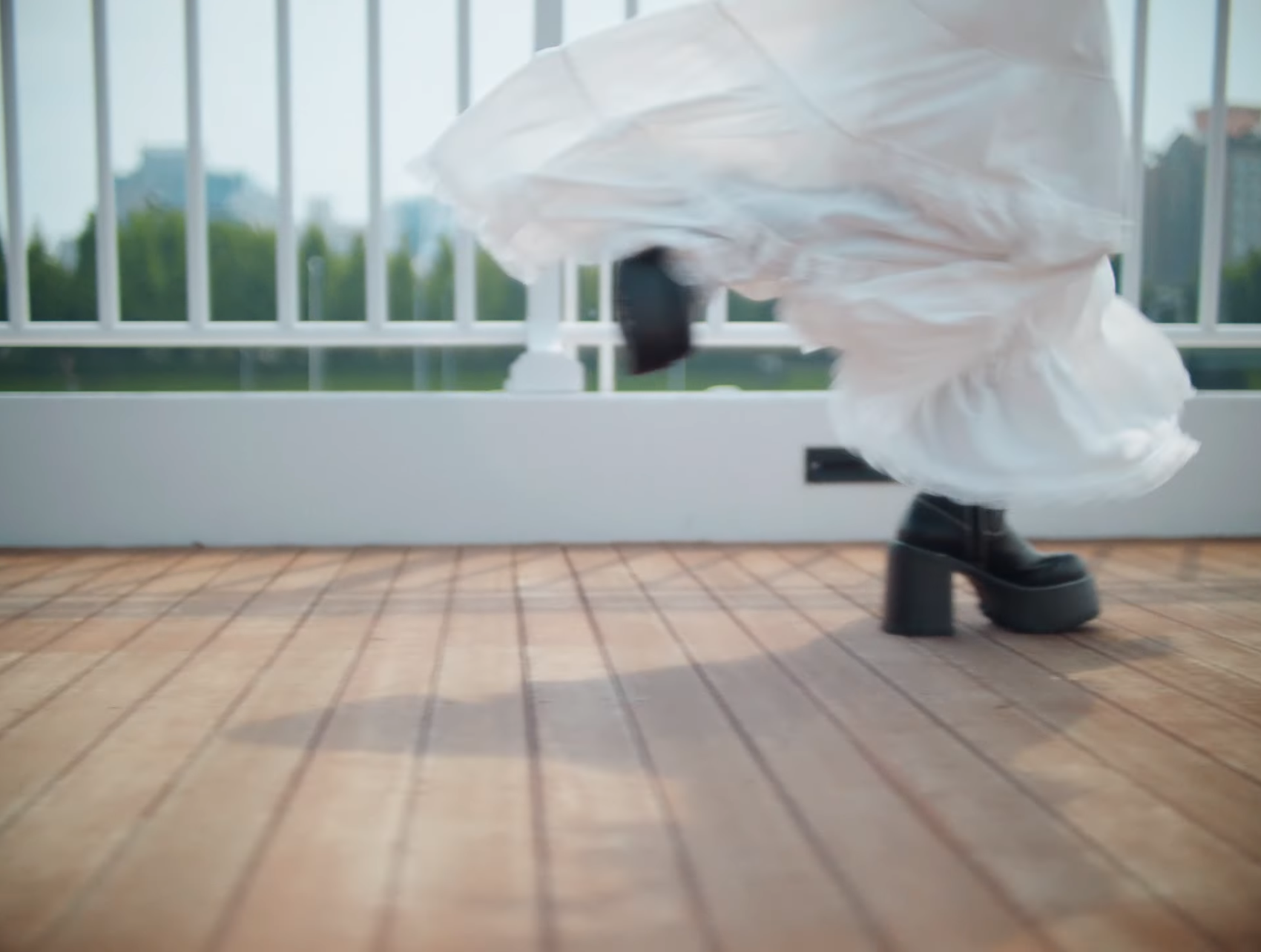 Momen yang diabadikan oleh penggemar Momo (TWICE)