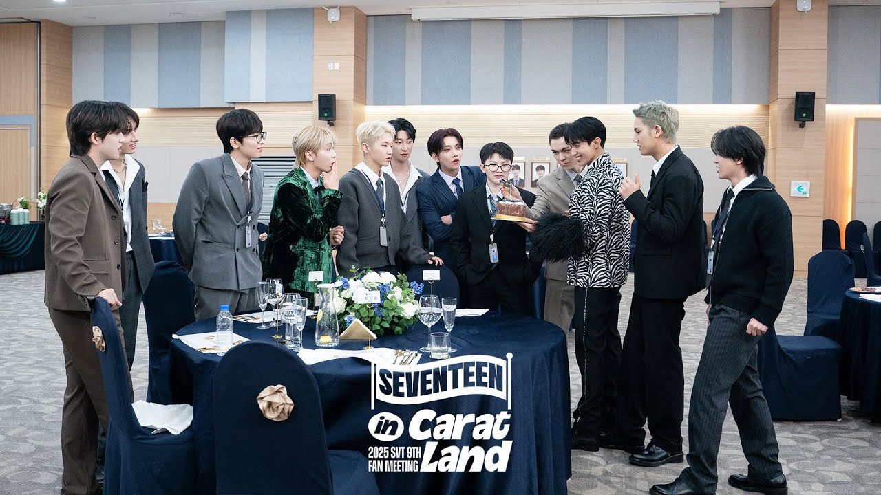 A moment captured by Woozi (SEVENTEEN)'s fan