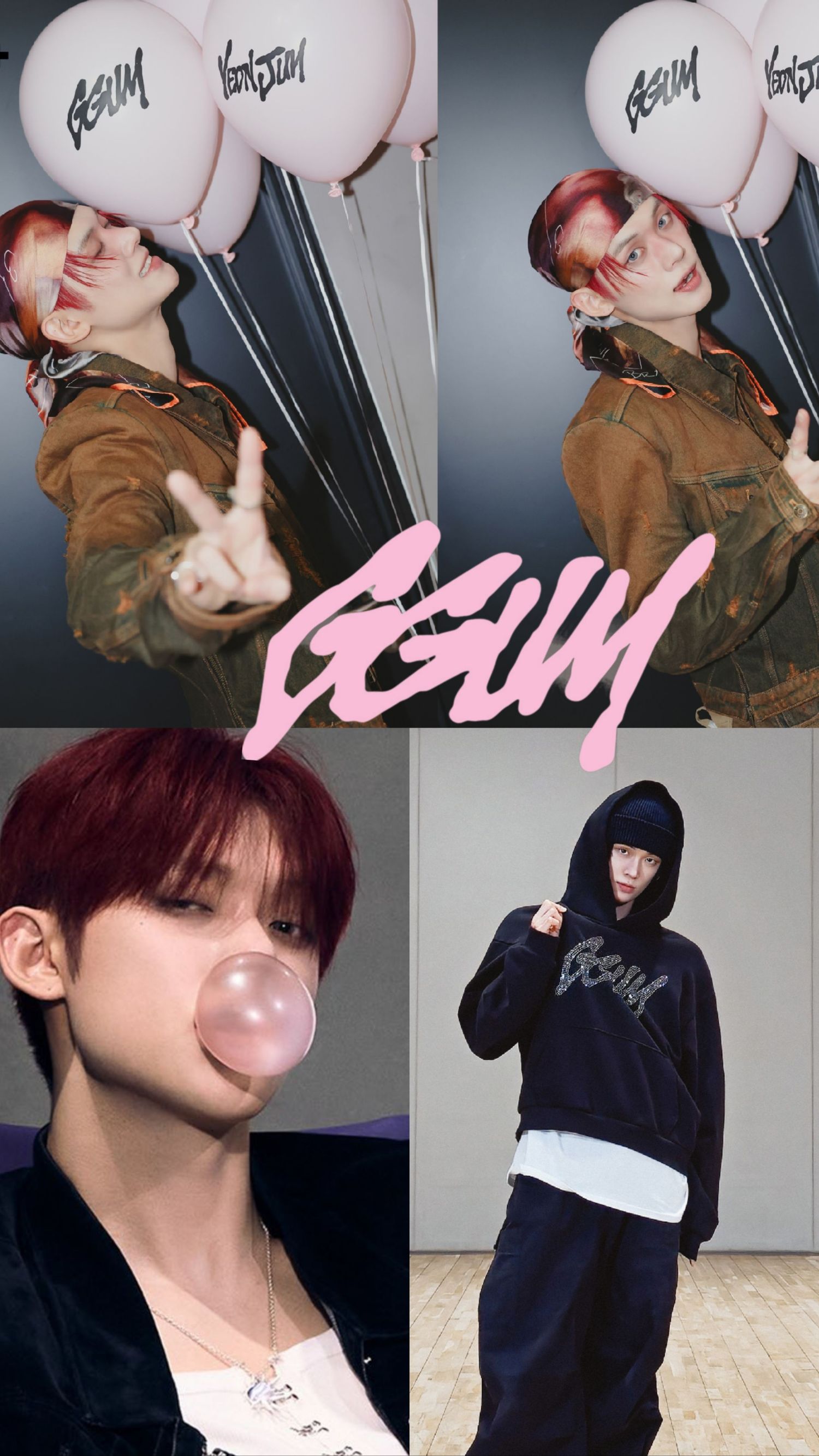 A heartfelt wallpaper shared by TOMORROW X TOGETHER's fans