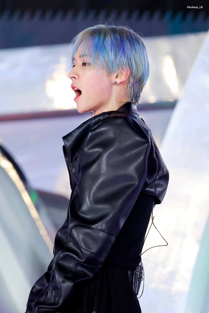 Lee Know (Stray Kids)粉丝拍下的瞬间