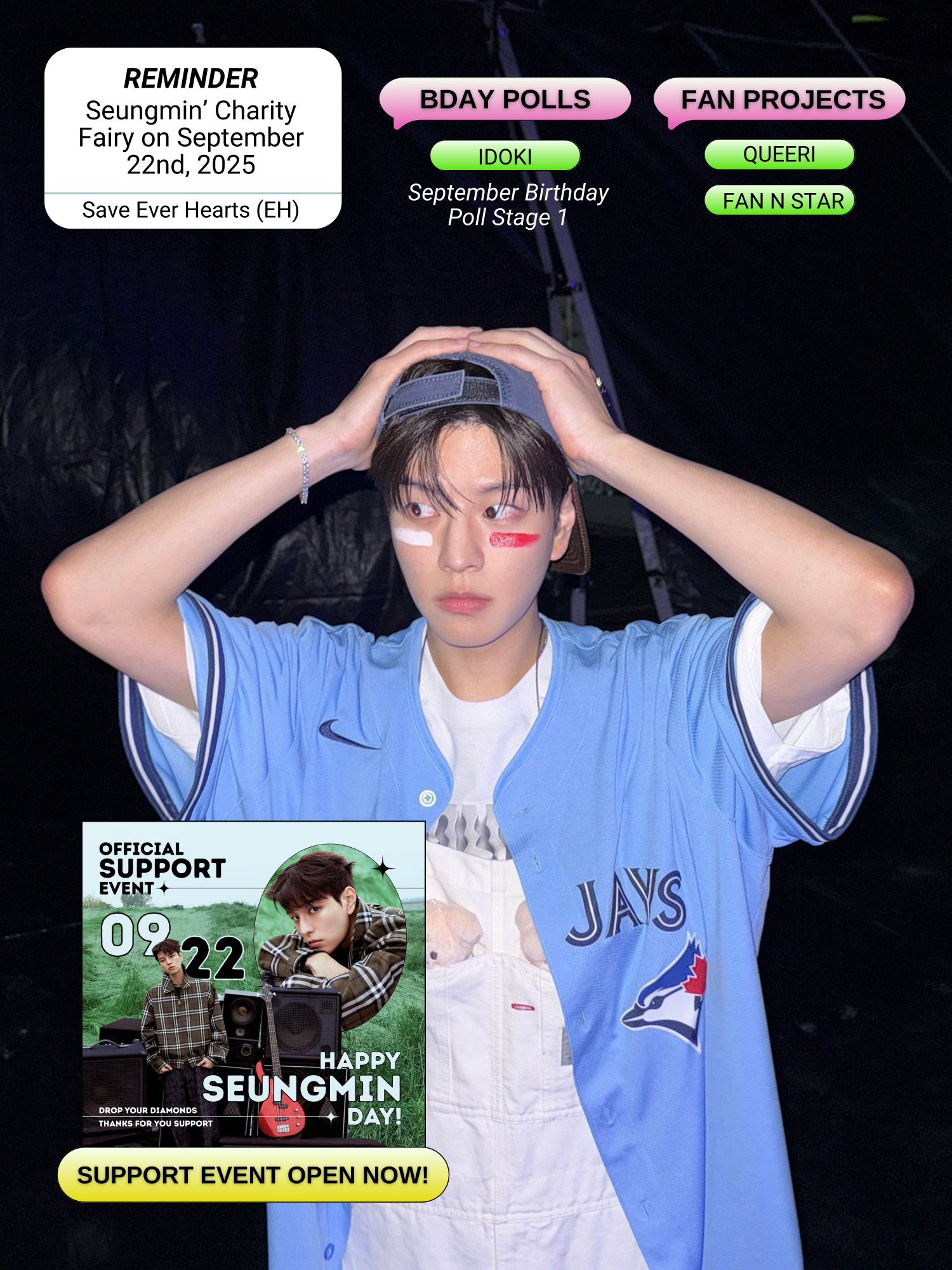 A moment captured by Seungmin (Stray Kids)'s fan