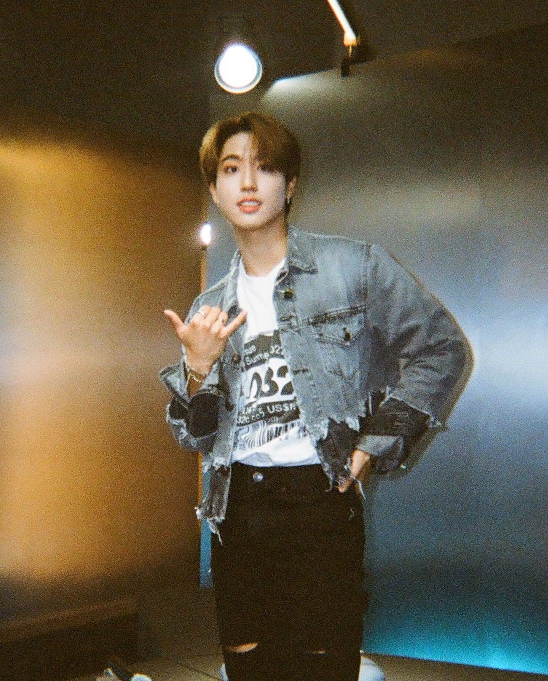 A moment captured by HAN (Stray Kids)'s fan