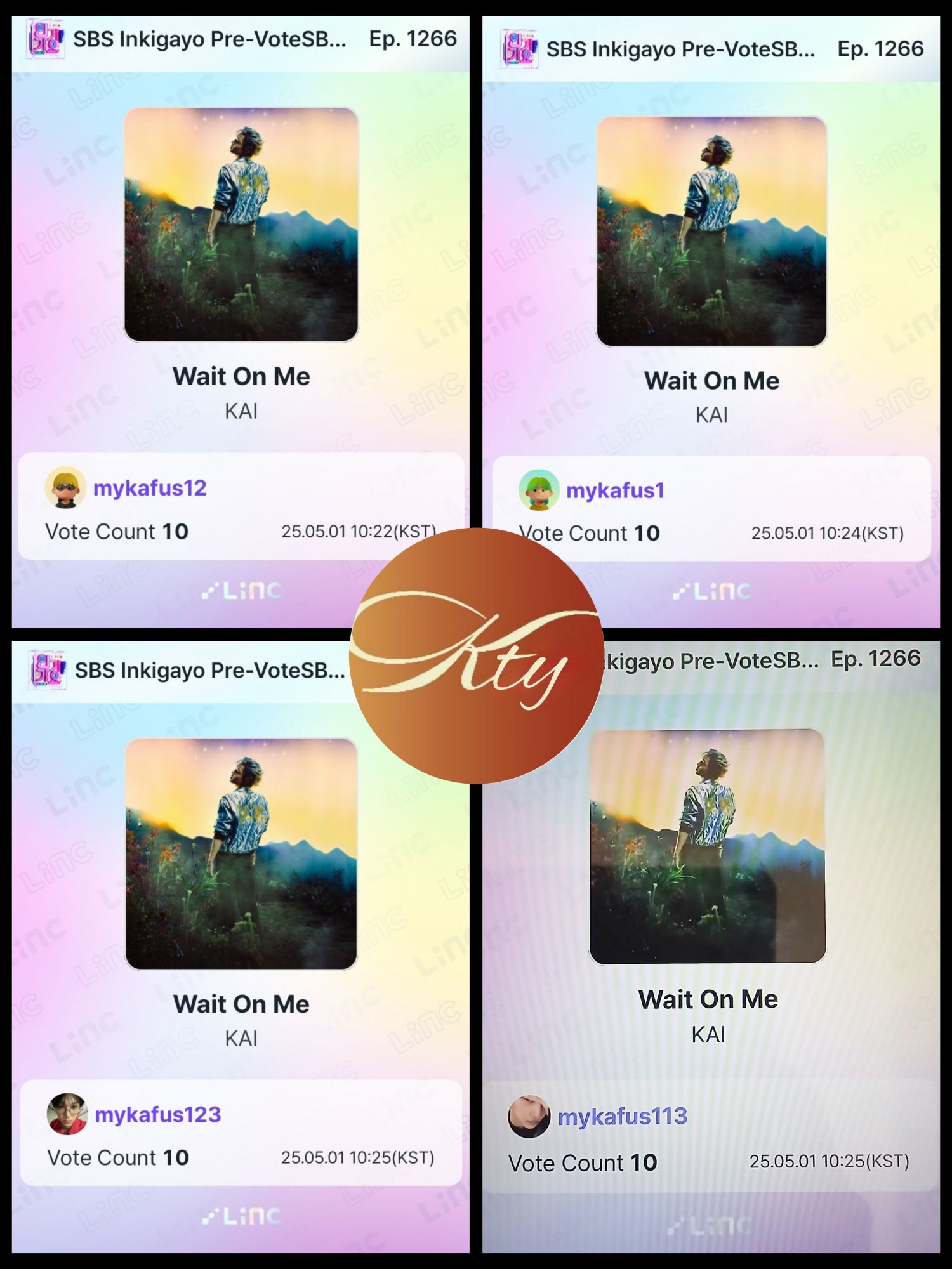 A moment captured by Kai (EXO)'s fan