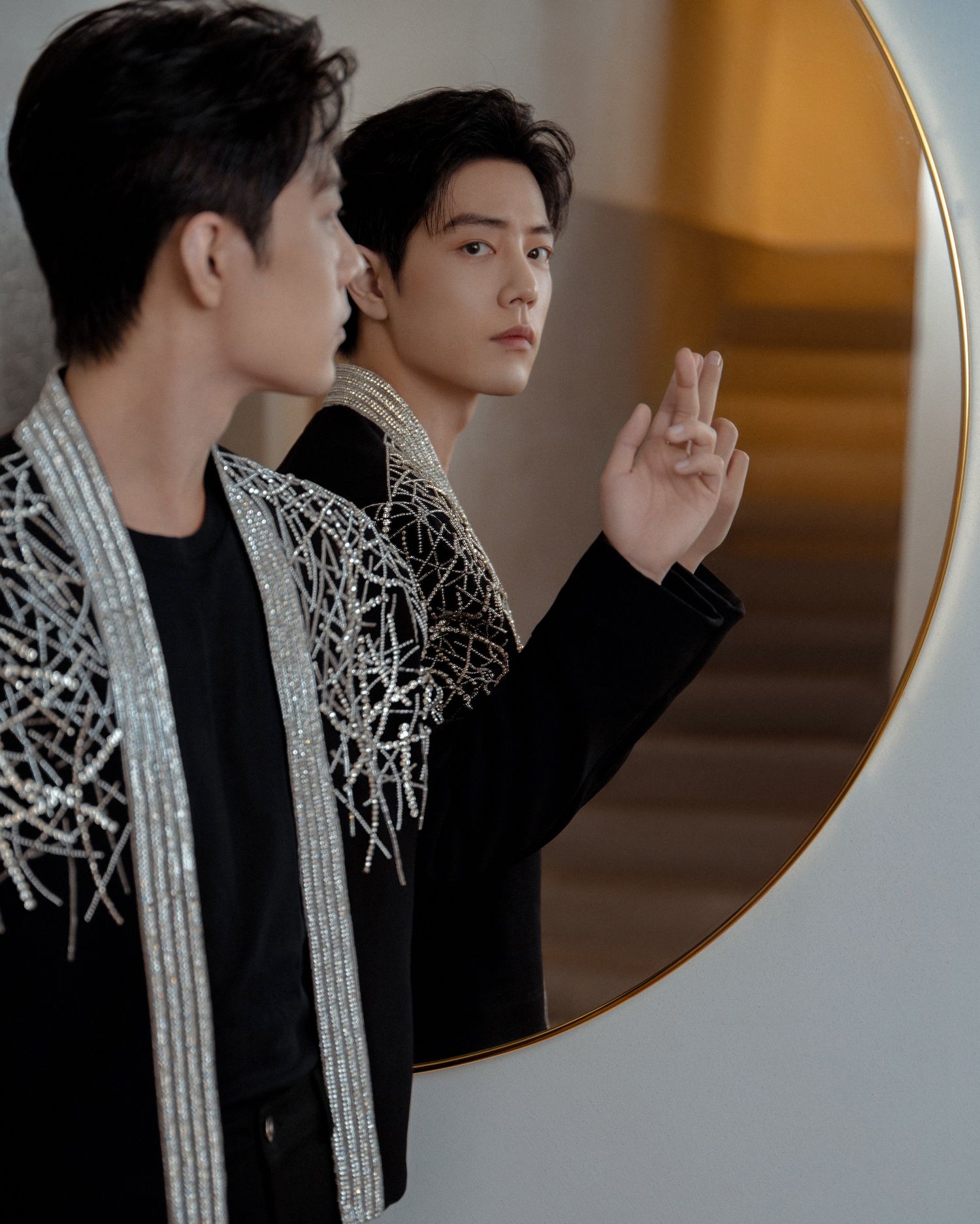 A moment captured by Xiao Zhan's fan